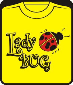 Прикольные футболки: lady BUG